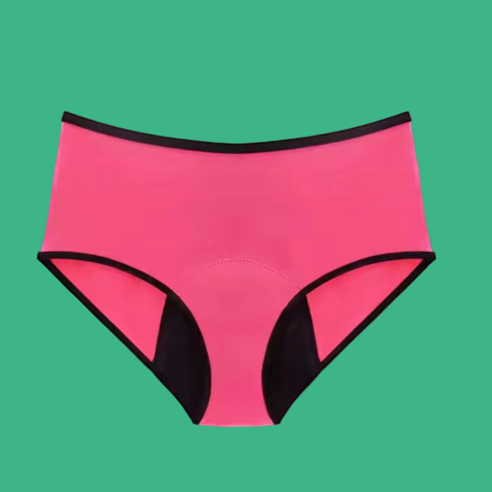 Bombacha absorbente Hipster color rosa en algodón talle M
