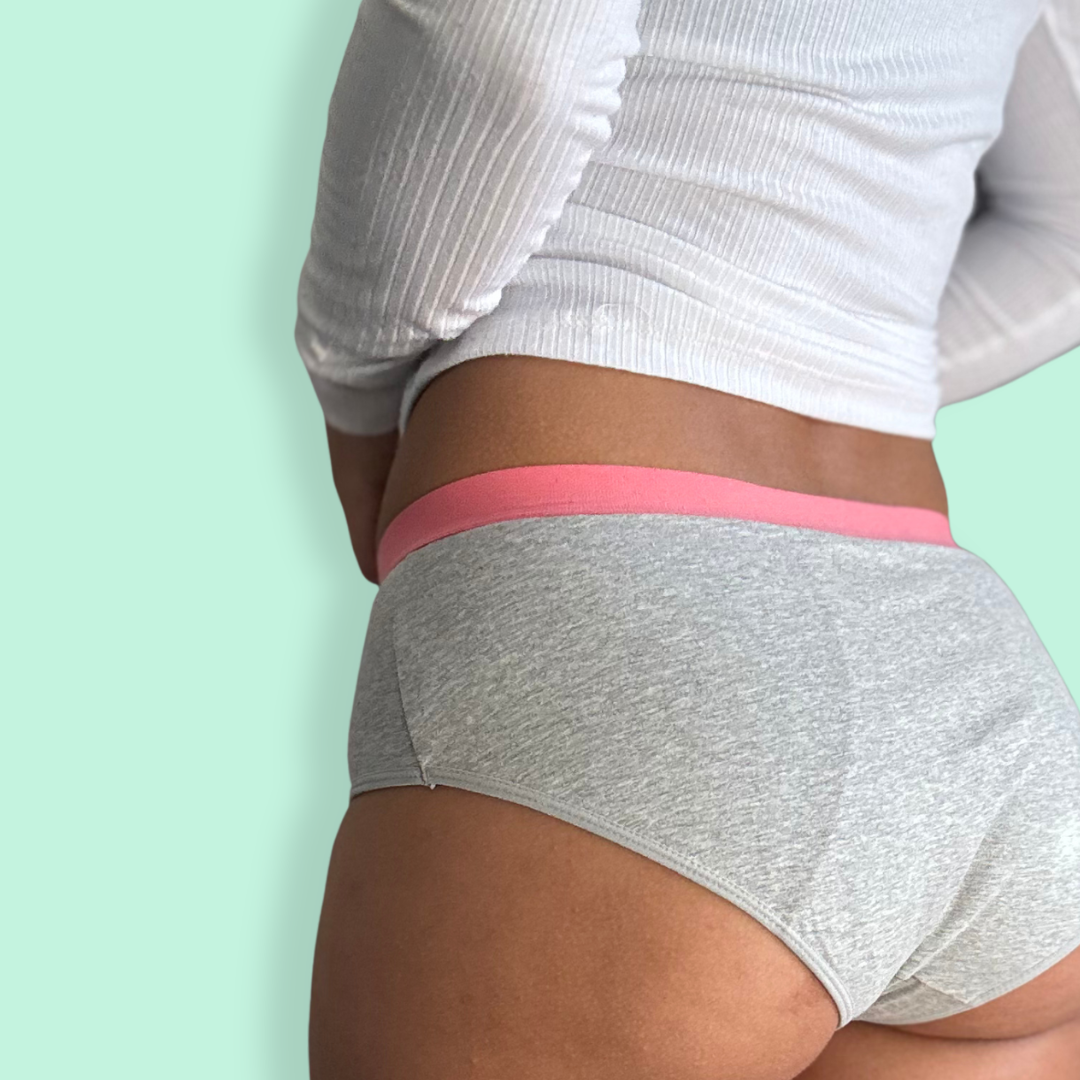 bombacha menstrual absorbente algodón niñas  y adolescentes emes