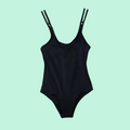 Malla menstrual absorbente entera negra | emes