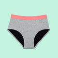 Bombacha menstrual absorbente para niñas y adolescentes - color gris | emes