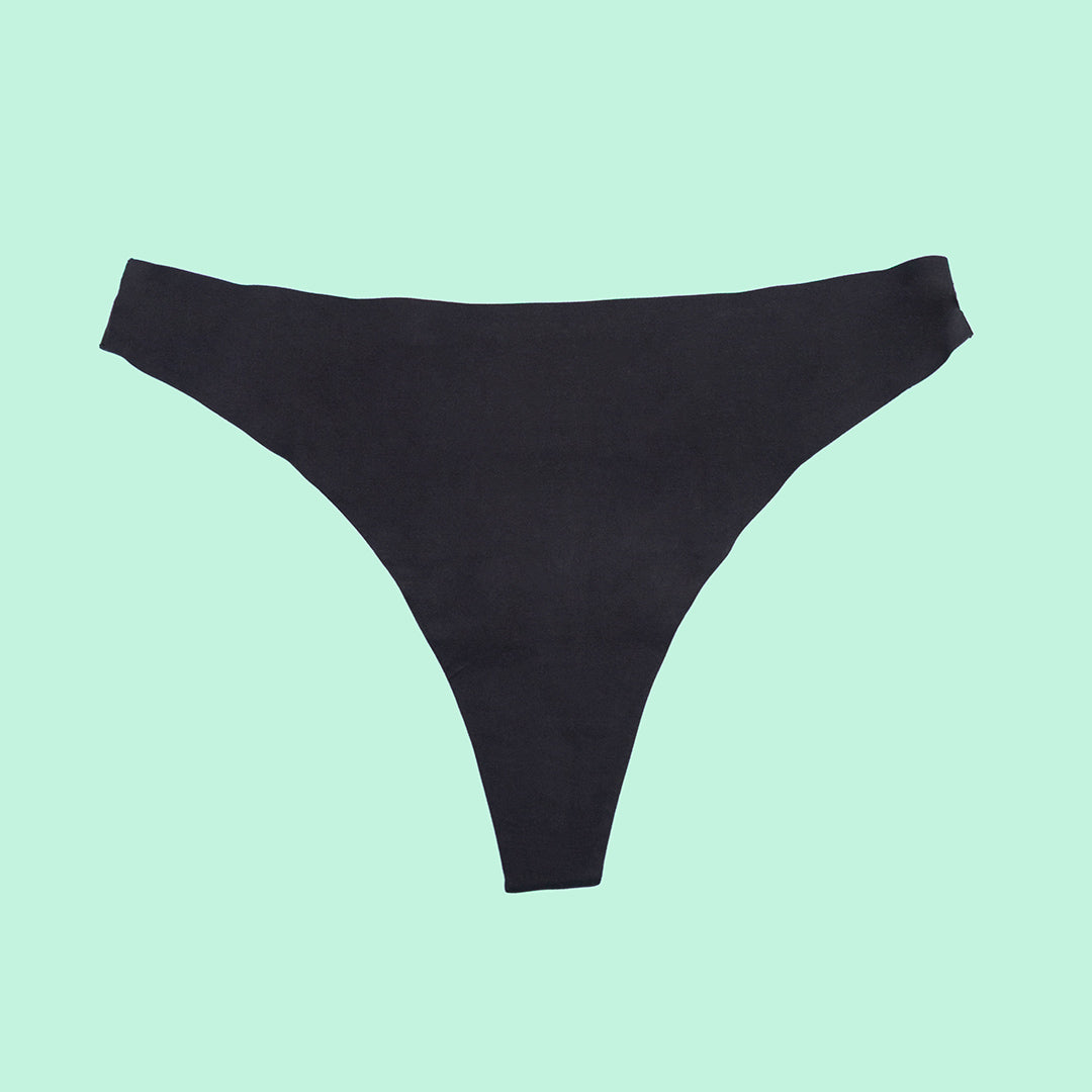 Tanga absorbente sin costura - menstruación, fugas y posparto frente | emes