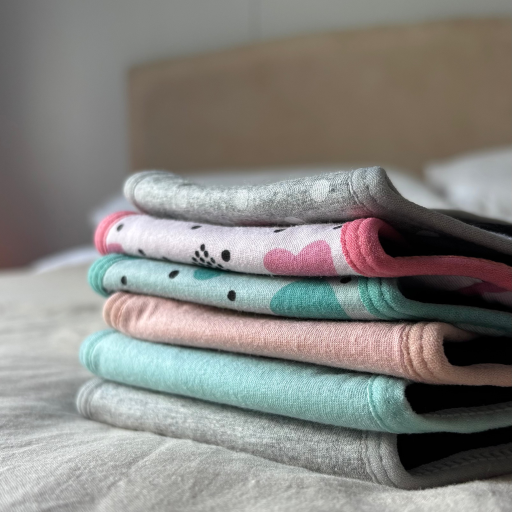 bombacha menstrual absorbente algodón orgánico niñas corazones emes