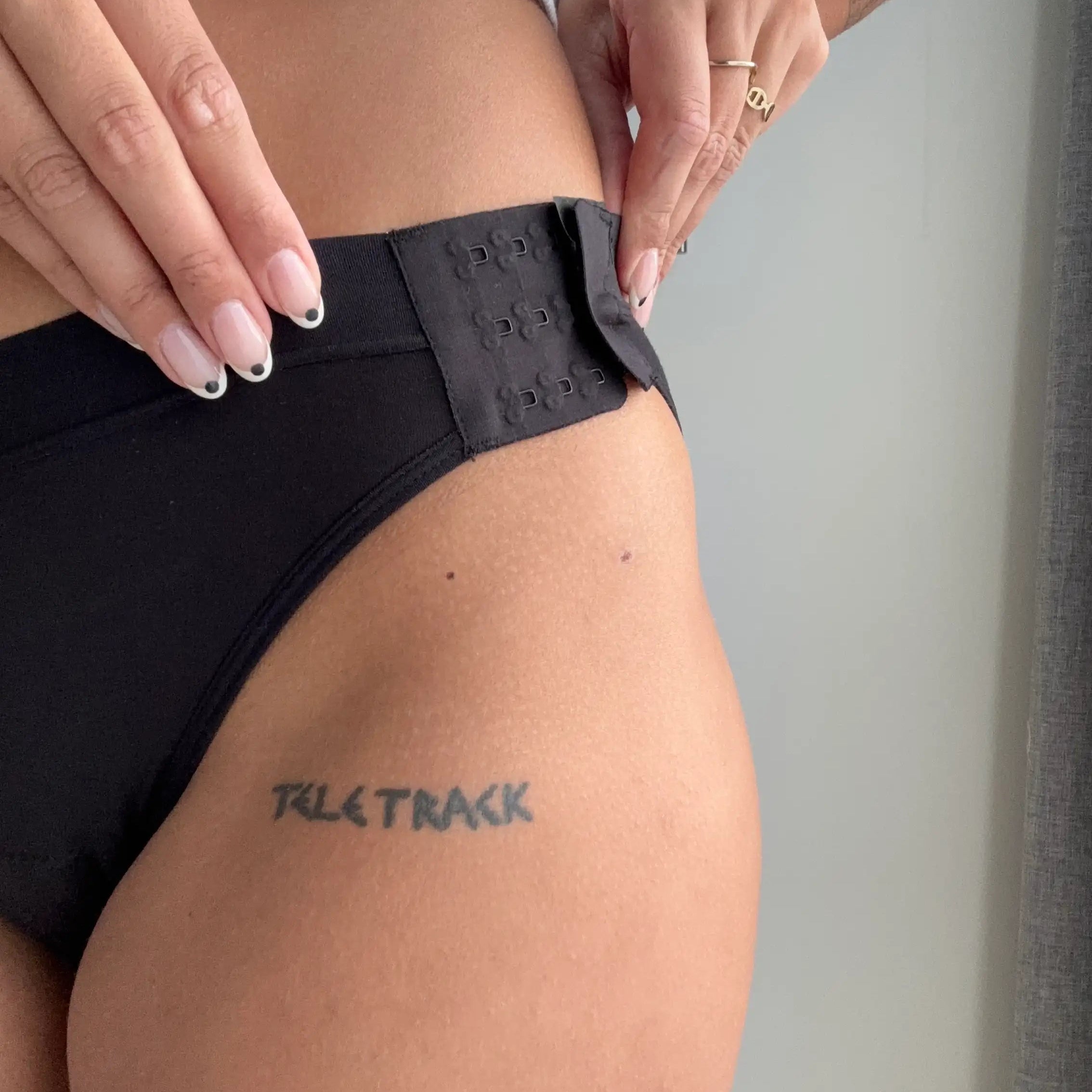 Bombacha menstrual vedetina desmontable bambú, absorción moderada emes