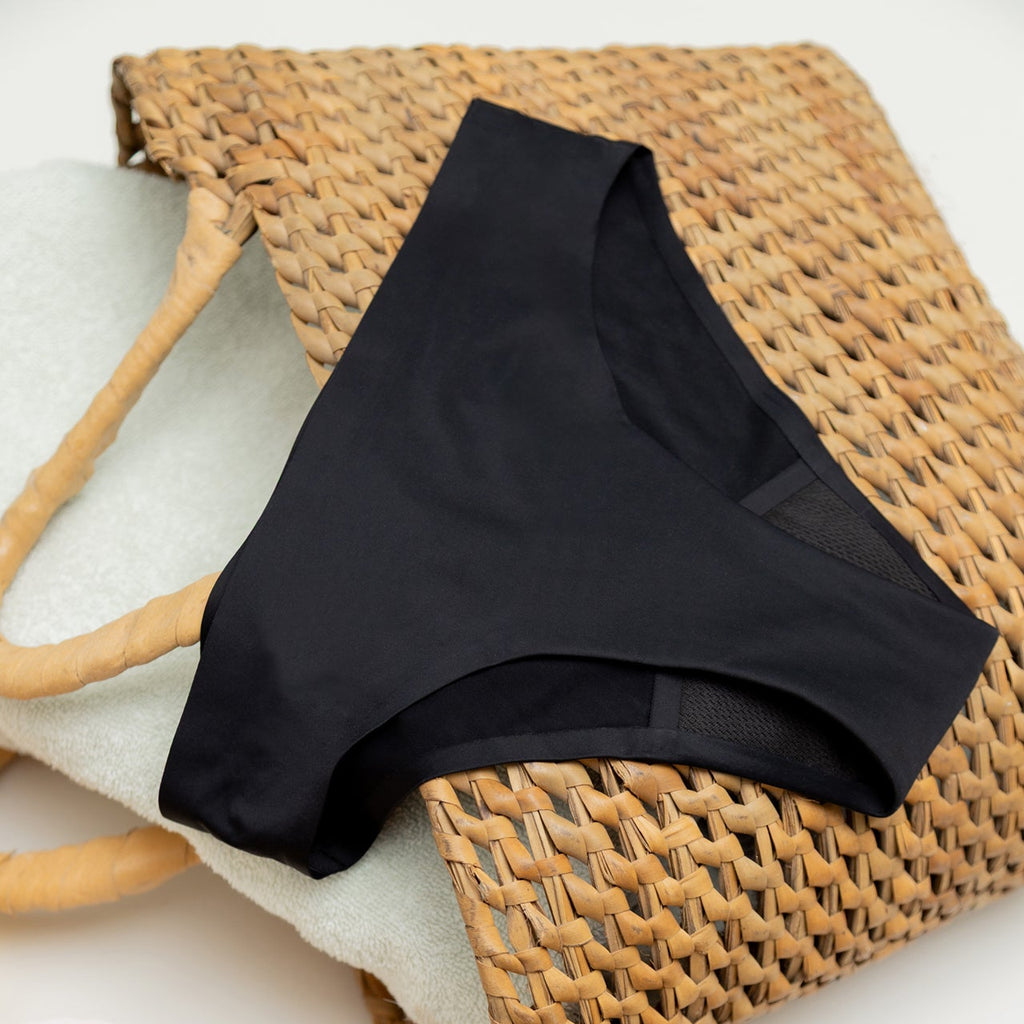 bikini menstrual absorbente sin costuras tiro bajo emes