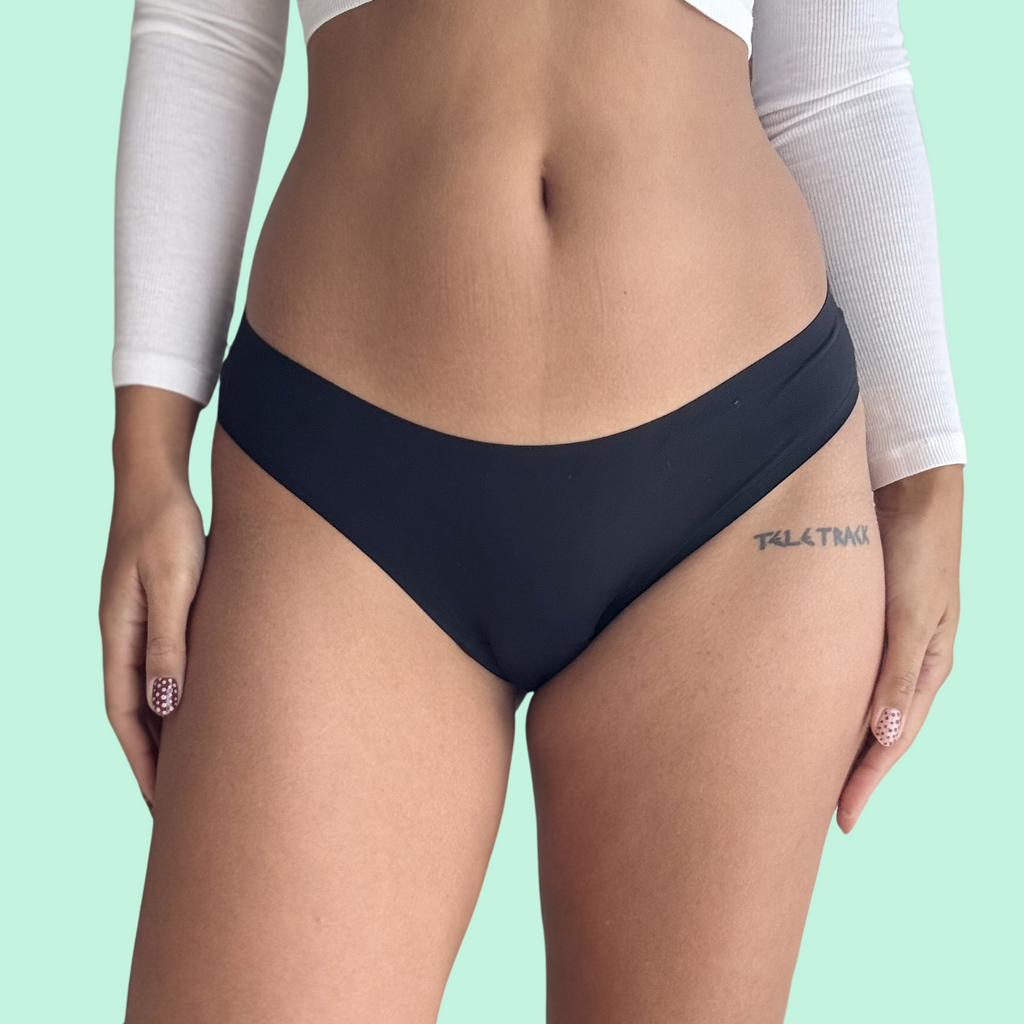 bikini menstrual absorbente tiro bajo emes
