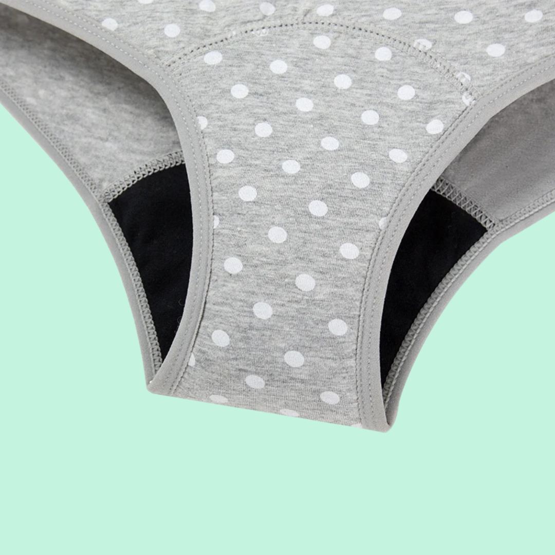 Bombacha Menstrual Lunares para Niñas y Adolescentes | emes