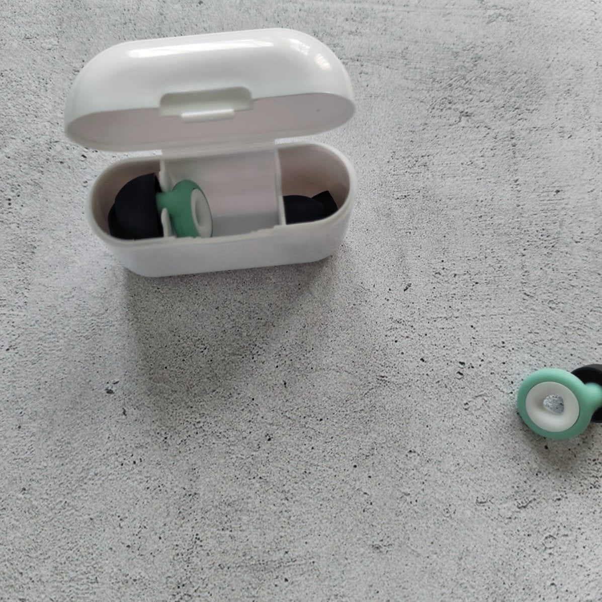 Tapones canceladores de ruido emes - vista detalle
